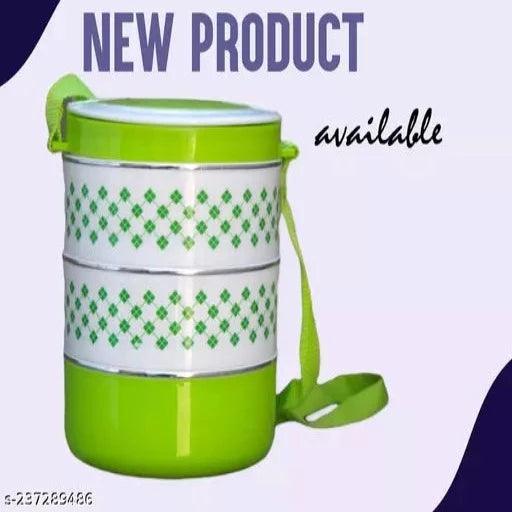 EazyClean 3 layer Lunch box(Pack of 1)Multicolor - Springkart