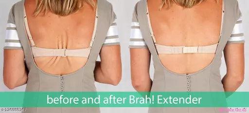 Women Bra Hook Extender - 2 Hook 3 Eye With Extra Elastic - Springkart