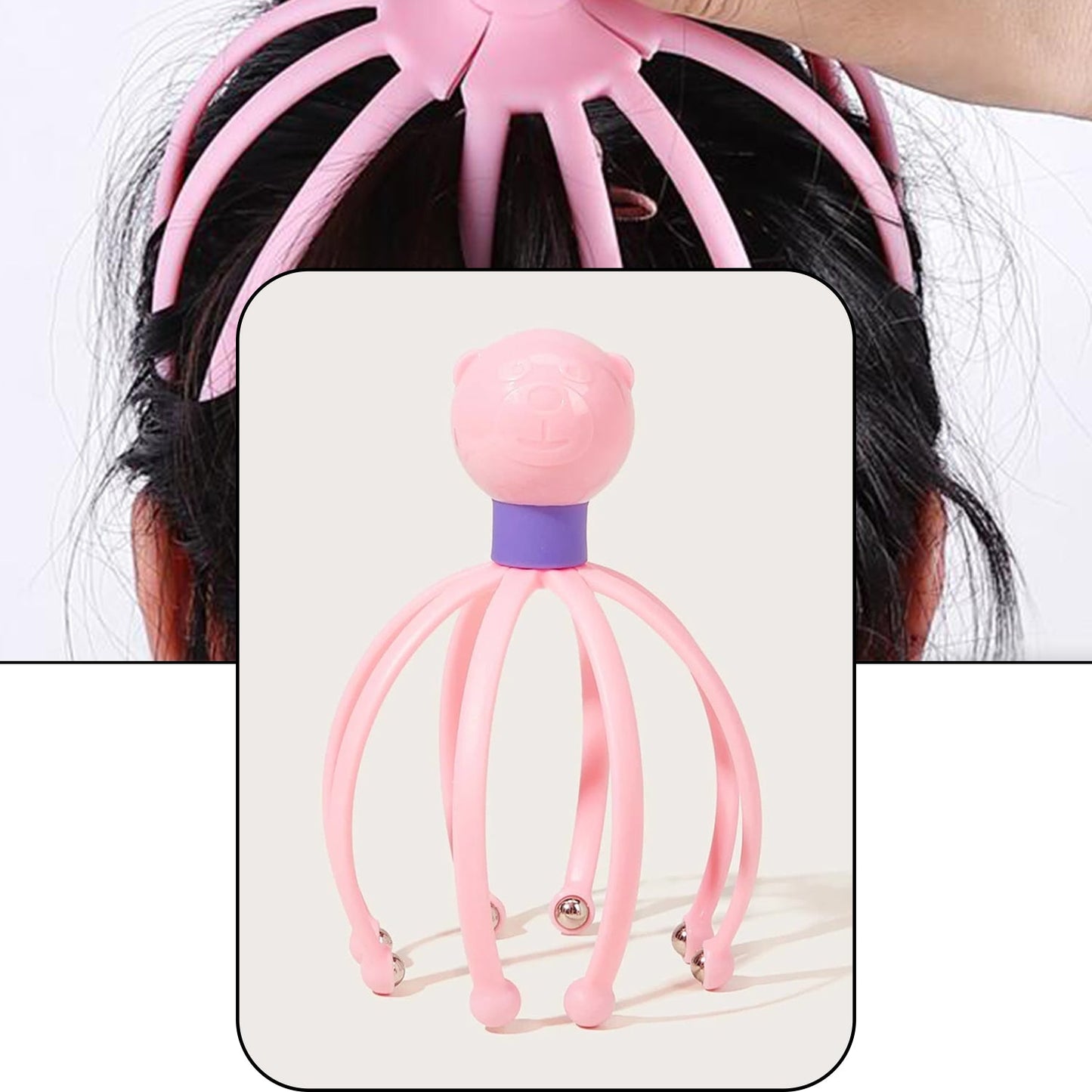 Octopus Stress Relief Therapeutic Scalp Massager - Springkart