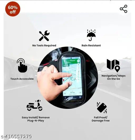 Mobile holder for Two Wheller - Springkart