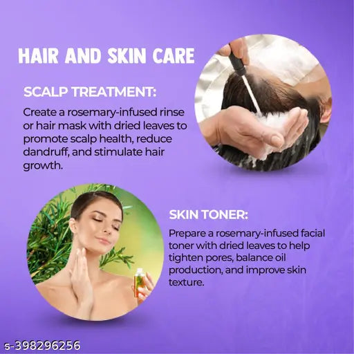 Rosemary Dried Leaves for Hair Growth |Skin Glow | Aromatic Herb for food 200gm - Springkart