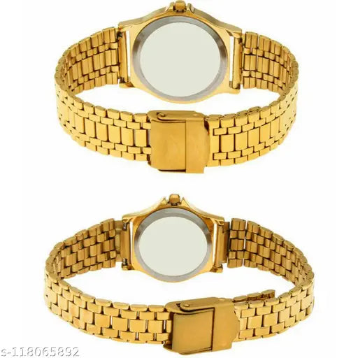 Golden Couple Watch For men's & Women's