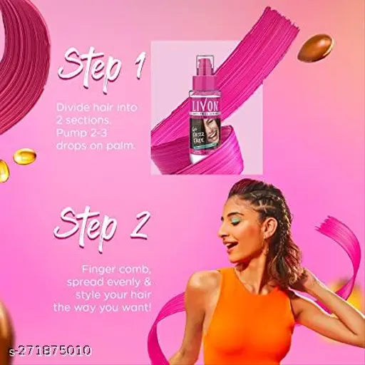 Livon Hair Serum For Women | With Argan Oil & Vitamin E | 100 Ml - Springkart