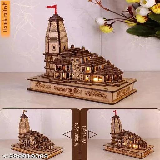 Shri Ram Mandir Ayodhya Temple with LED - Springkart
