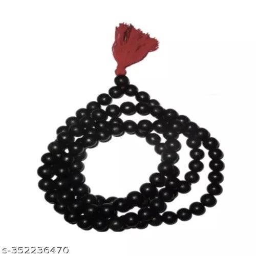 Pure Black Ebony Wood Karungali Mala - Springkart
