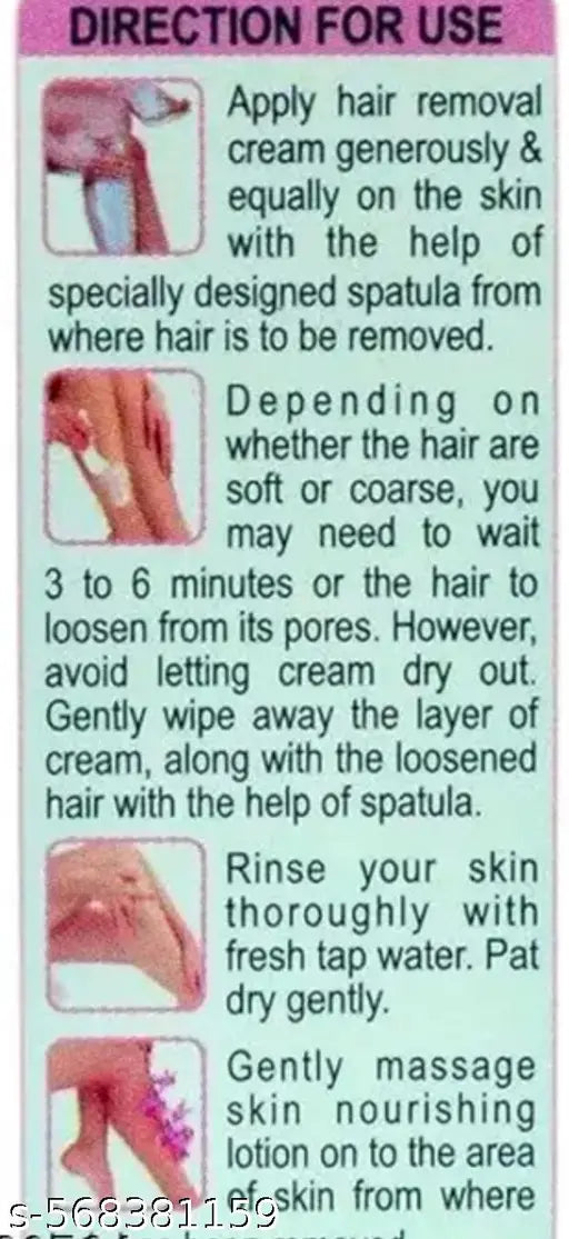 Blue vallly Hair removal cream set of 6 pcs