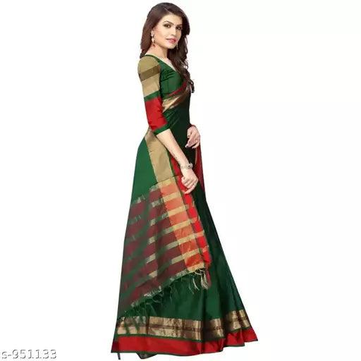 Stunning Cotton Printed Saree - Springkart