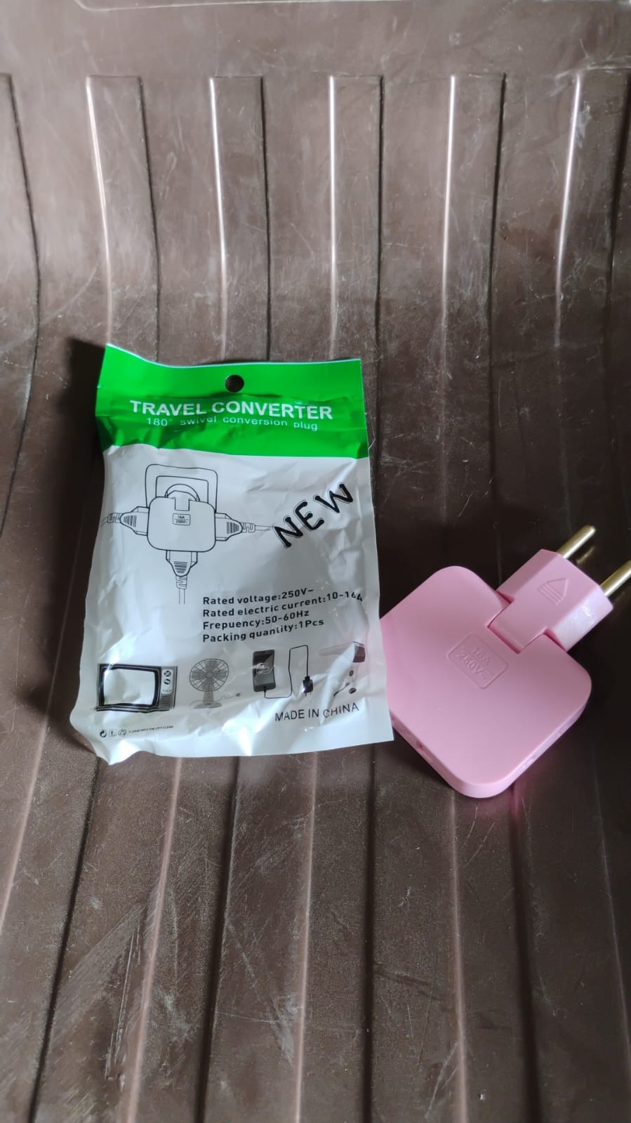 Wireless 3 In 1 Foldable Wall Plug Adapter Socket Converter (1 Pc) - Springkart