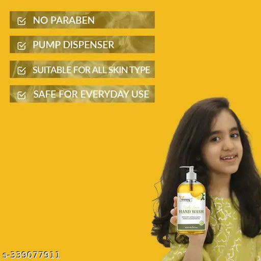 Oneway Happiness Herbal Lemon Handwash (By one get one free) 1000ml