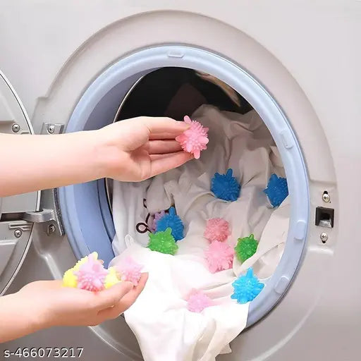 12 Pieces Washer Balls, Reusables Tangle-Free Eco-Friendly Laundry Scrubbing Balls - Springkart