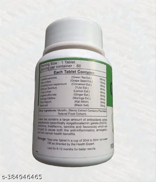 Pure and Refreshing Green Tea Tablets for Weight Loss - Springkart