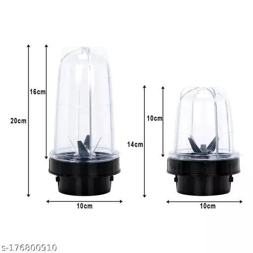 Bullet Jar Set of 2 (500 ML & 350 ML) Mixer Juicer Jar - Springkart