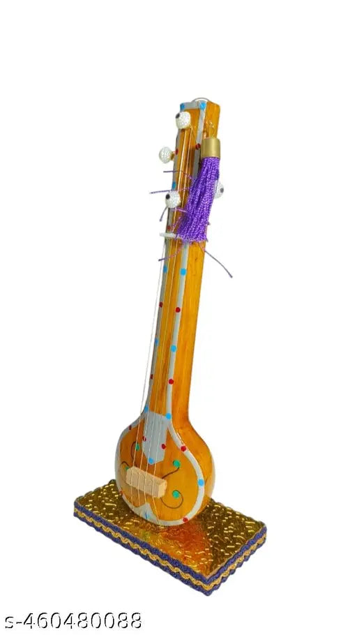 Wooden Multi Unique Showpiece Tanpura