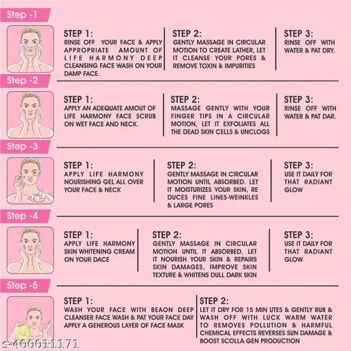 Anti-Ageing & Whitening Dregon Fruit Facial Kit (250GM) - Springkart