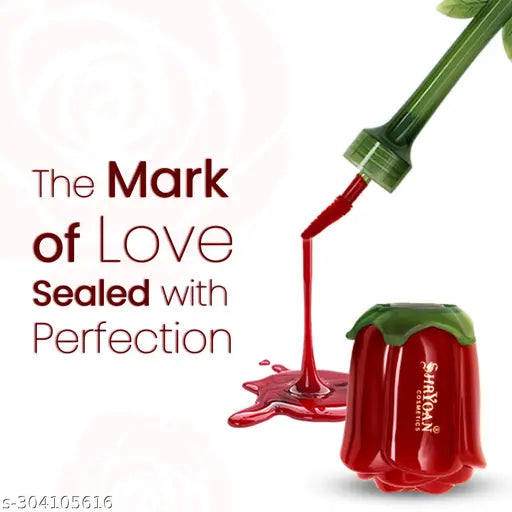 Shryoan Rose Liquid Smudge Proof & Waterproof Red Sindoor | Full Coverage, Natural Finish, Paraben-Free For Bridal | Travel Size (Maroon)