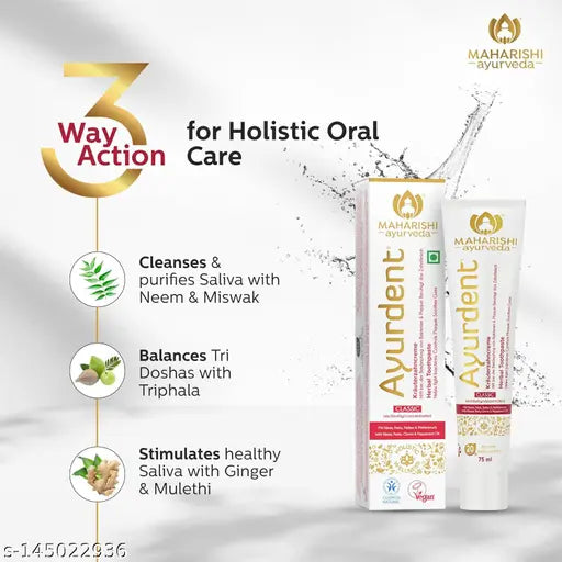 Maharishi Ayurveda Ayurdent Classic Toothpaste - Springkart