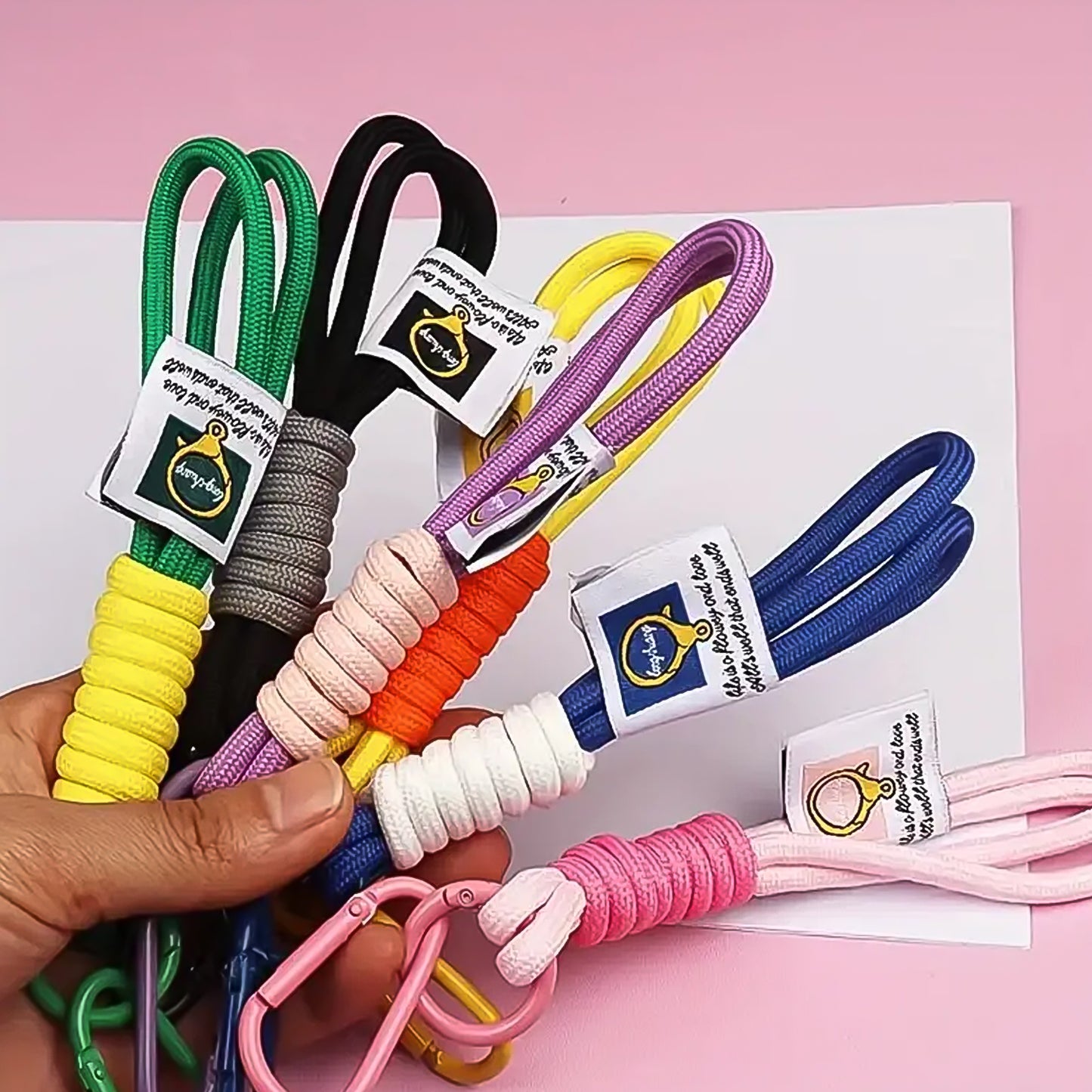 Multipurpose Hand Wrist Strap Lanyardwith Cellphone Phone Strap (1 Pc 7 Inch Multicolor) - Springkart