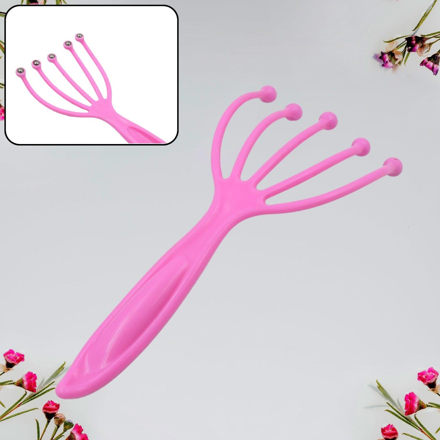 0268 Scalp Massager Handheld Portable Head Massager Deep Relax And Pressure Relief In Office Household And Tour Fathers Day And Mothers Day Gifts For Home Relaxation (1 Pc ) - Springkart