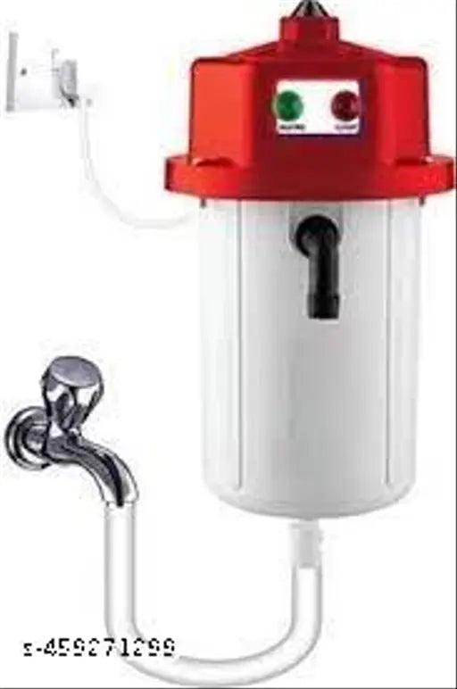 1 L Instant Water Geyser Shock Proof 3000 Wats Storage Water Heater (geyser), White, - Springkart