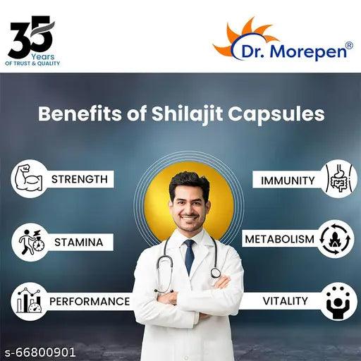 DR. MOREPEN Shilajit Capsules Supports Energy Production - Springkart