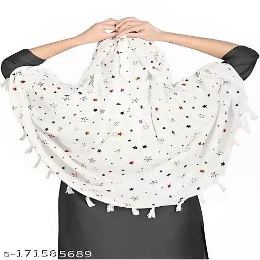 THINKWELL Ready Stiched to wear Long Stylish Scarves&Stoles Cum Mask for Woman or Girl - Springkart