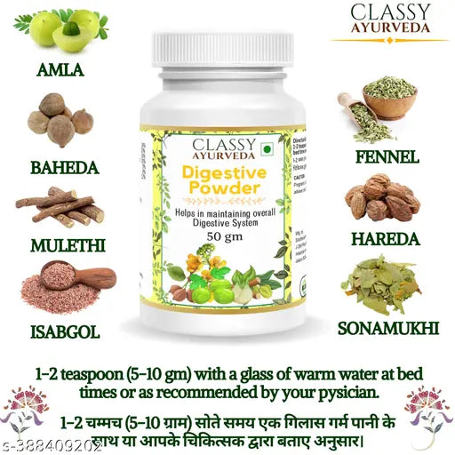 AYURVEDA'S Digestive powder |Natural & Safe - 50 gm - Springkart