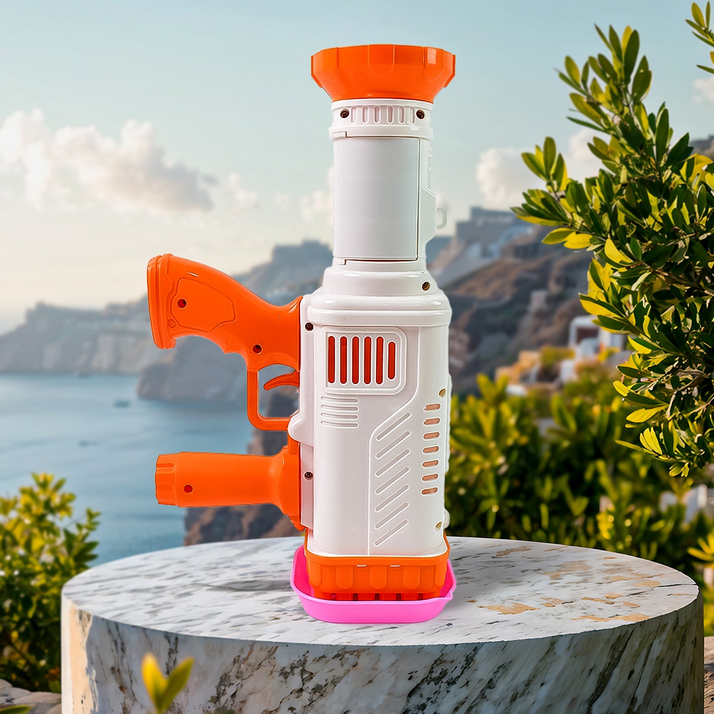 36 Holes Big Rechargeable Powerful Machine Bubble Gun Toys (1 Set) - Springkart