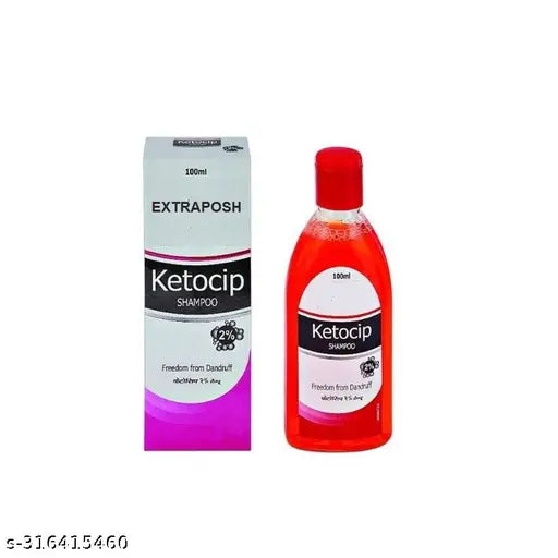 ExtraPosh Ketocip 2% Anti-Dandruff Shampoo (100ml each) | Pack of 2