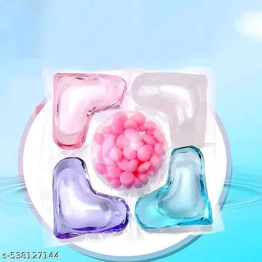 (30Pods) 5-in-1 Dissolvable Magic Laundry Pods for 30 Washes | Tough Stain Fighter for Top & Front Load Machines | Floral Aroma | Eco-Friendly | 1 Pod = 1 Wash for 5-7kg Loads