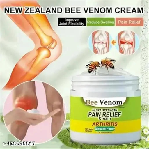 New Zealand BEE VENOM PAIN RELIEF CREAM 50MG PACK-1 - Springkart