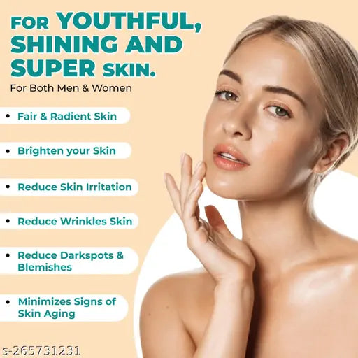Herbal max L- Glutathione Tablet for Youthful Skin Brightening |Collagen Tablet ā 60 Tablet - Springkart
