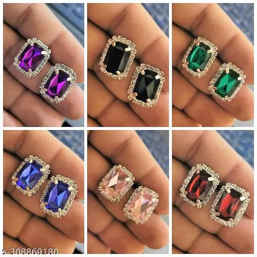 Trendy Earrings & Studs SET OF 6 - Springkart
