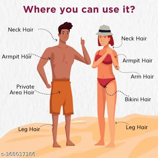 Herbal Waxing Powder Wax Powder, Organic Facial wax, Painless Hair Removal Powder - Springkart