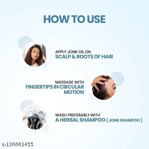 Nature Sure Jonk Tail Hair Oil for Men and Women - 1 Pack (150 ml) - Springkart