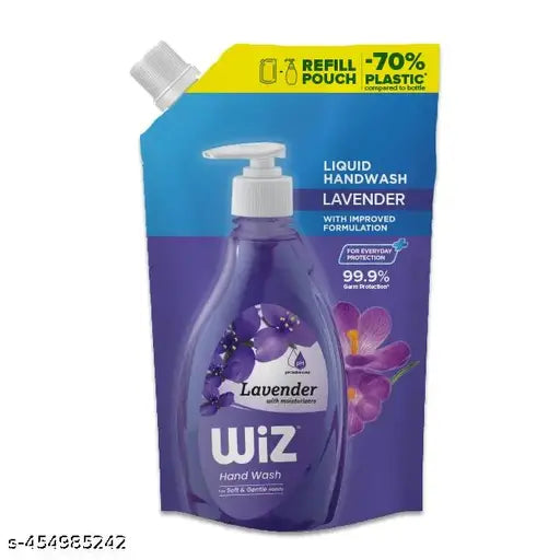 Lavender Hand Wash Refill Pouch - 1L | Gentle & Moisturizing Formula - Springkart