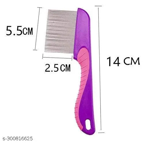 Nit Free Terminator Lice Comb, Professional Stainless Steel Louse and Nit Comb - Springkart