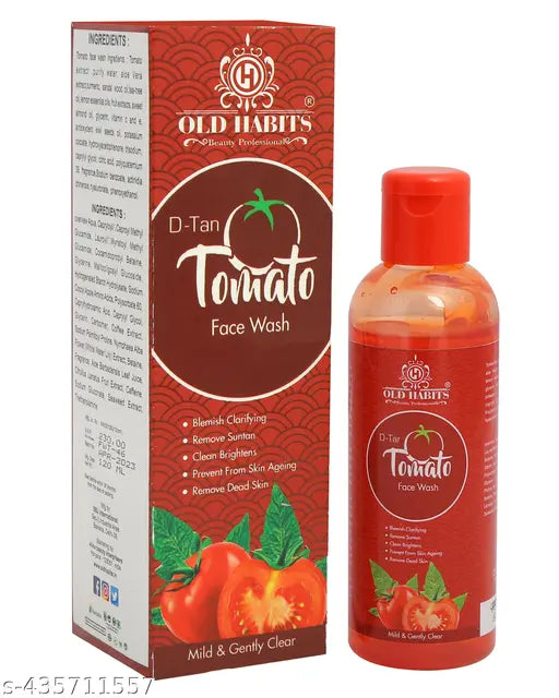 Tomato Facewash (pack of 2) For Acne , Pimples & Blackheads Face Wash (240 ml)