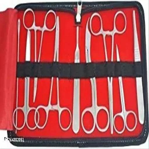Dressing Dissection Surgical Set of 9 Pcs in Pouch Medical Equipment Combo - Springkart