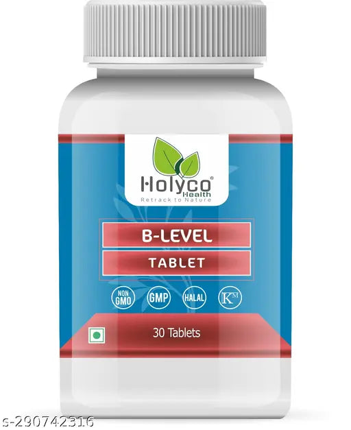 B-Level Tablet - 30 tables | Vitamin B12,Supports healthy digestion and blood sugar balance, Help red blood cell. - Springkart