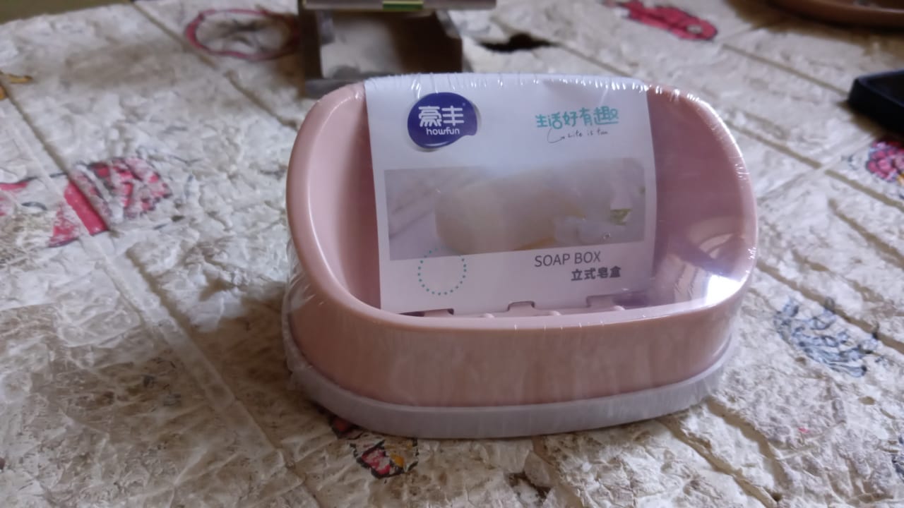 Soap Container Soap Box Household Kitchen And Bathroom Can Use Pp Material Drain Box Double Soap Dish For Bathroom Shower Home Outdoor Camping (1 Pc) - Springkart