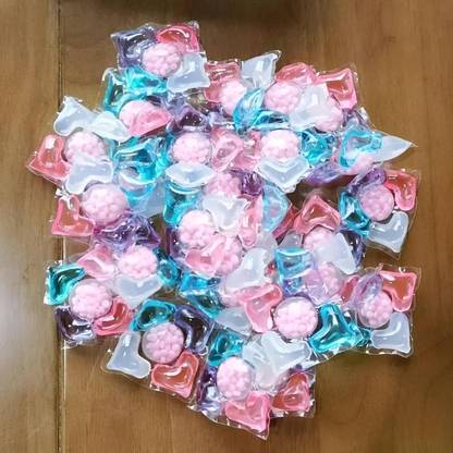 vhbie 4 in 1 Liquid Detergent Pods for Front Load & Top Load Washing Machine Lavender Detergent Pod (25 Pods)