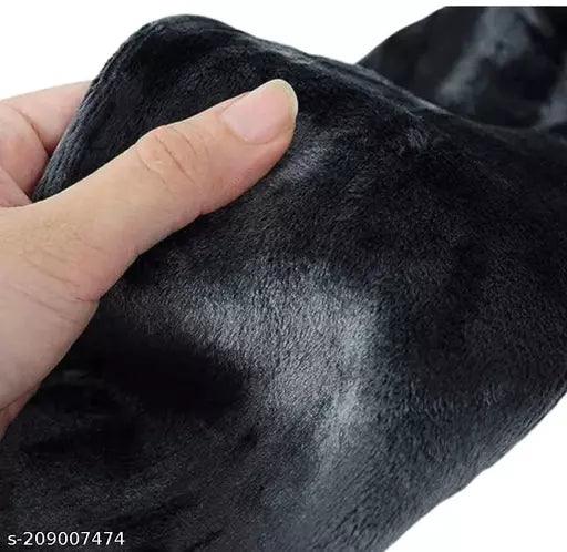 Women Winter Warm Fur Long Leg Warmers Over Knee High Footless Socks - Springkart