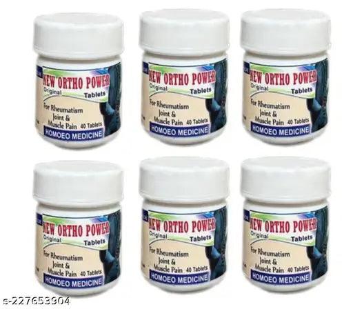 Ortho Power Tablets Pack of 6 Bottles Tablets (6 x 40 Units) - Springkart