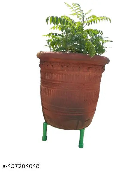 Mohit Plastics Flower Pot Stand for garden, living room, balcony,, Holds Upto 60 Kg-Pack of 16 (Blue)