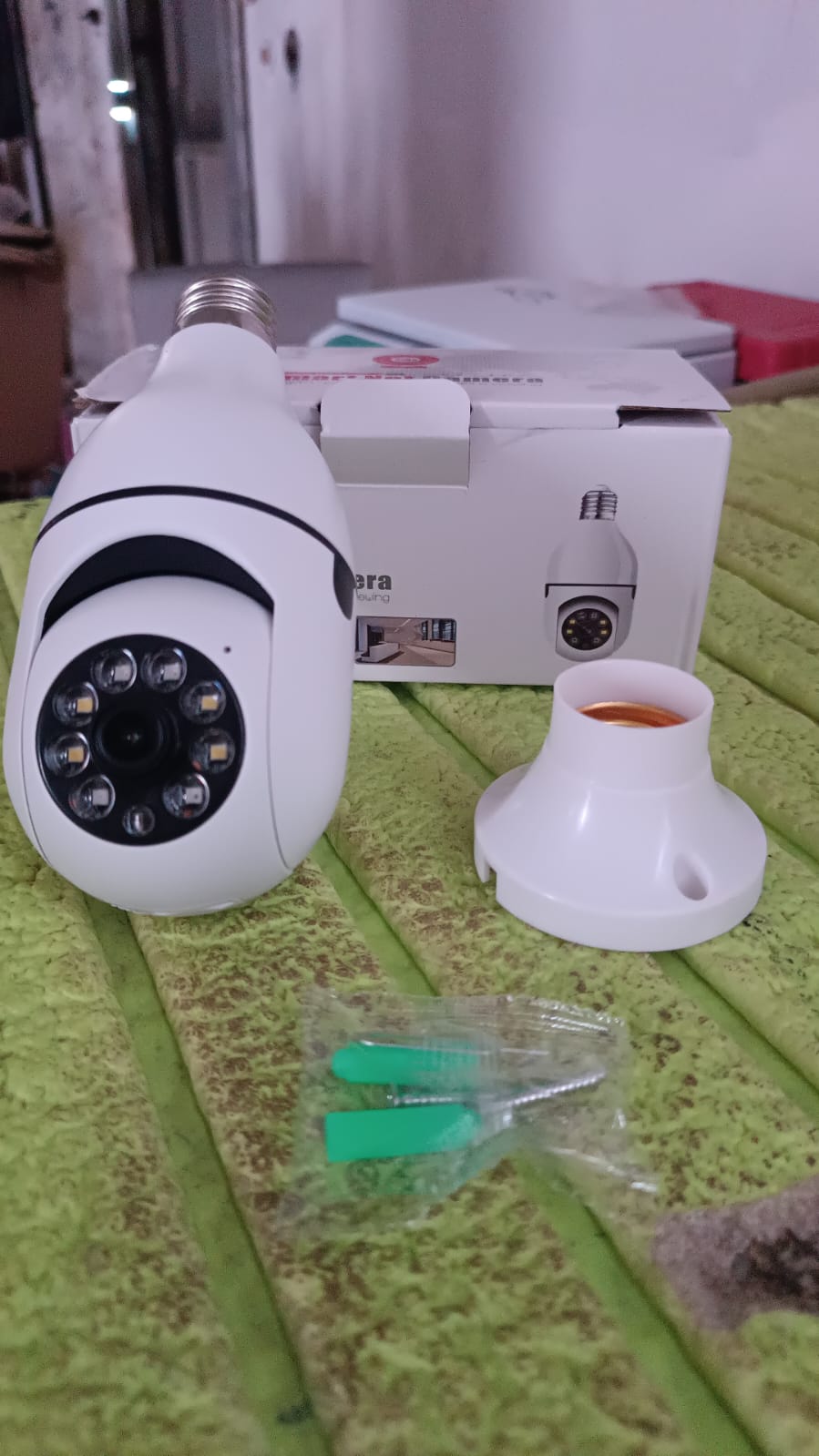 V380 Pro Fisheye 360 Degree Panoramic Wireless Wifi Ip Cctv Security Camera (Pack Of 1) - Springkart
