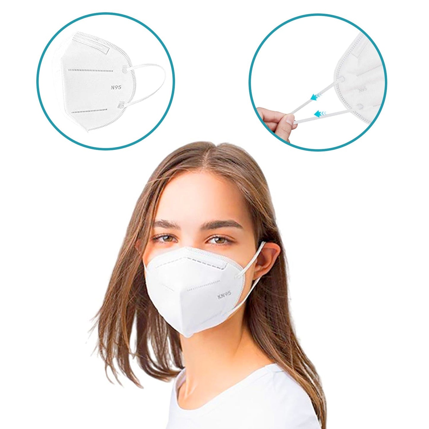 N95 Anti Pollution / Virus Face Mask (10 Pcs Set) - Springkart