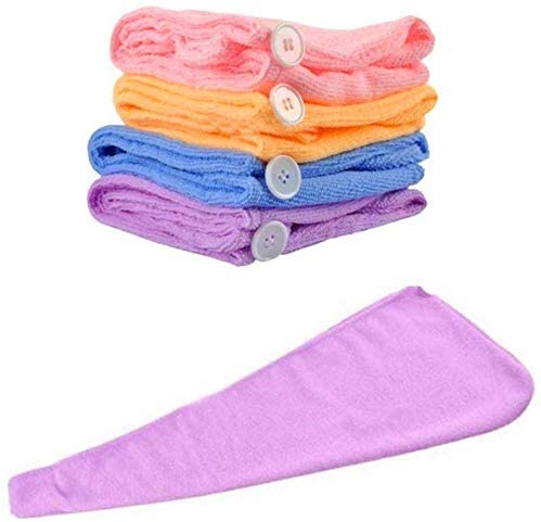 1408 Quick Turban Hair-drying Absorbent Microfiber Toweldry Shower Caps - Springkart
