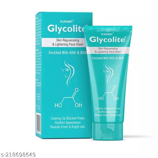 New Glycolite Skin Lightening Face Wash For Protection Anti Acne & Pimple + 1 Earwarmer Free 60ml x 2 - Springkart
