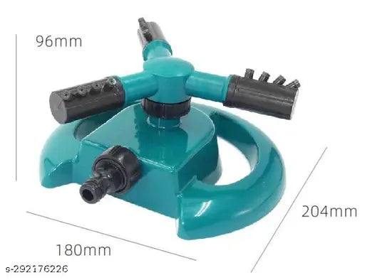 3 Arm 360° Sector Rotating Water Sprinkler Garden Pipe Hose Irrigation Yard - Springkart