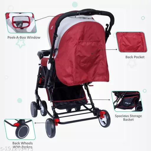 1st Step Cloudie Baby Pram Cum Rocker 2 in 1 Rocking Baby Stroller and Pram for Baby - Springkart